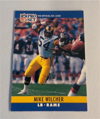 1990 Pro Set #175 Mike Wilcher — front