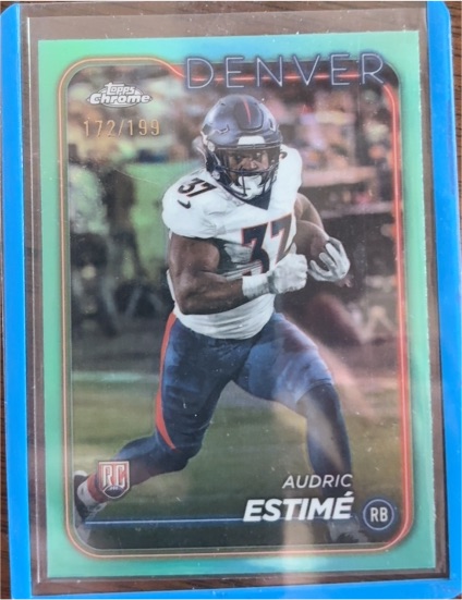 2024 Topps Chrome #222 Audric Estimé — front