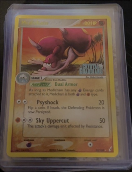 2006 EX Crystal Guardians #25 Medicham — front
