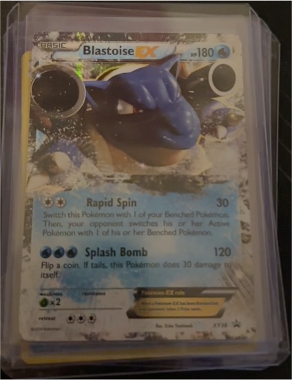 2014 Pokémon XY Black Star Promo #XY30 Blastoise EX — front
