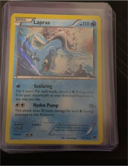 2014 Pokémon XY #35 Lapras — front
