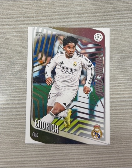 2025-26 Topps UEFA Club Competitions #86 Endrick — front