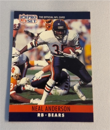 1990 Pro Set #49 Neal Anderson — front