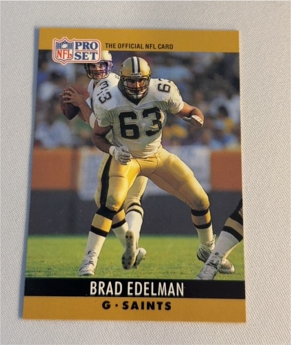 1990 Pro Set #211 Brad Edelman — front