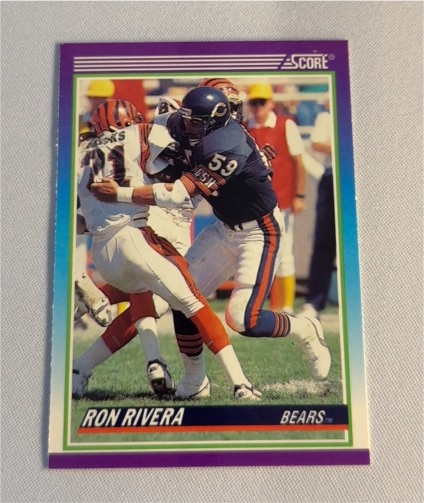 1990 Score #469 Ron Rivera — front