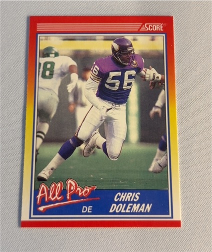 1990 Score #575 Chris Doleman — front