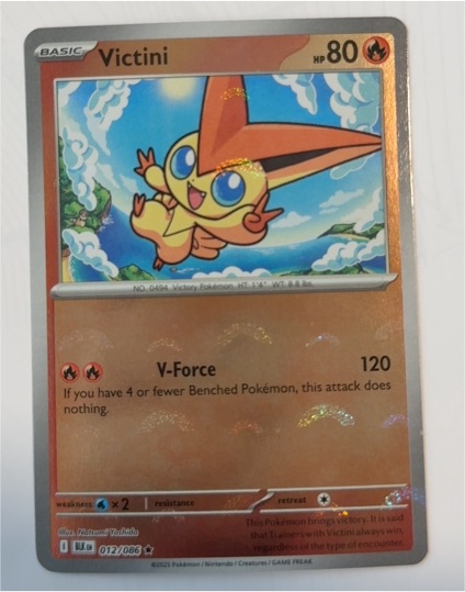 2025 Pokémon SV: Black Bolt #012 Victini — front