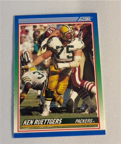 1990 Score #386 Ken Ruettgers — front