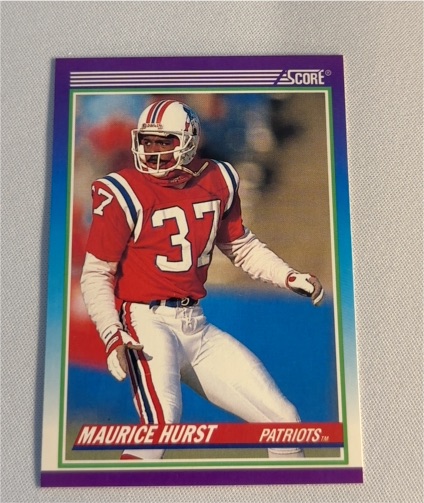 1990 Score #502 Maurice Hurst — front