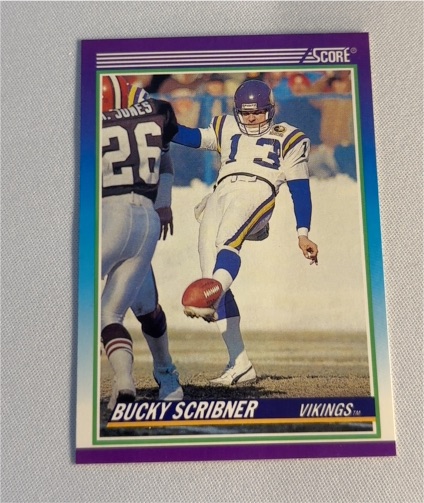 1990 Score #532 Bucky Scribner — front
