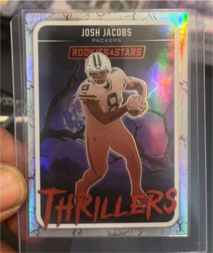 2025 Panini Rookies & Stars #6 Josh Jacobs Thrillers Silver — front