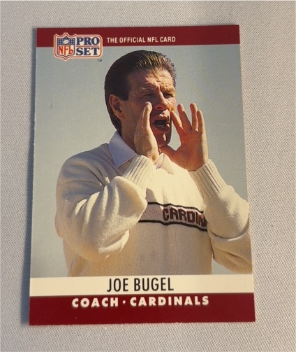 1990 Pro Set #265 Joe Bugel — front