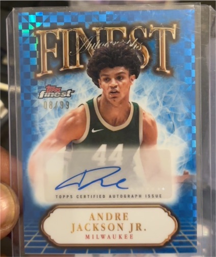 2024 Topps Finest #08 Andre Jackson Jr. — front