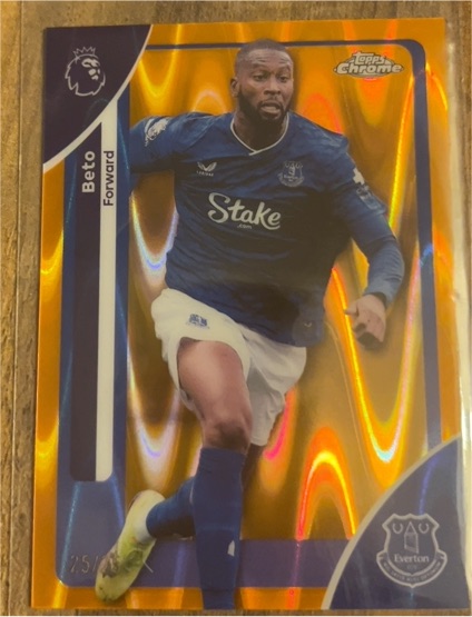 2026 Topps Chrome Premier League #90 Beto — front