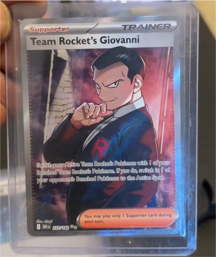 2022 Pokémon TCG SV10: Destined Rivals #225 Team Rocket's Giovanni — front