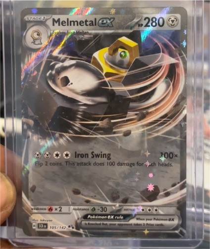 2023 Pokémon TCG Stellar Crown #105 Melmetal ex — front