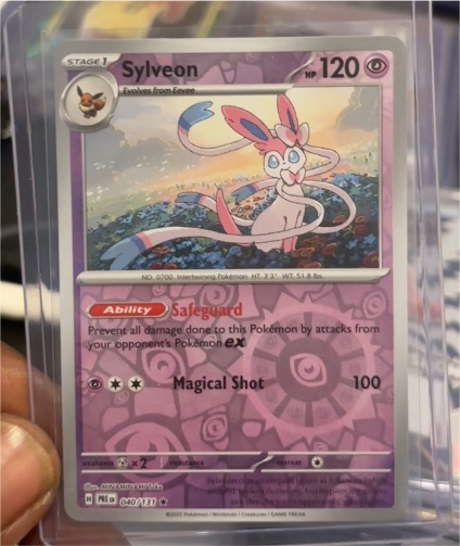 2022 Pokémon SV: Prismatic Evolutions #040 Sylveon — front