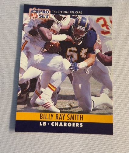 1990 Pro Set #281 Billy Ray Smith — front
