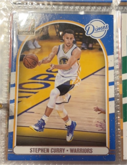 2016 Donruss #8 Stephen Curry — front