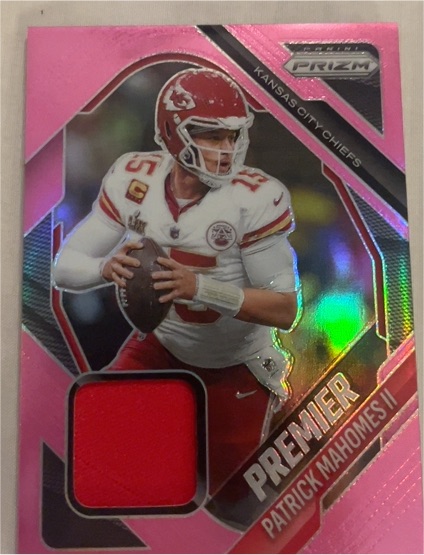 2025 Panini Prizm Premier Patch #PJY-PMA Patrick Mahomes II — front