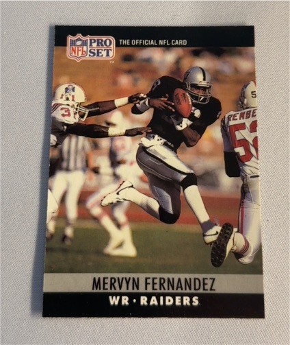 1990 Pro Set #152 Mervyn Fernandez — front