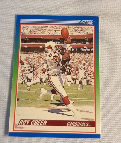 1990 Score #383 Roy Green — front