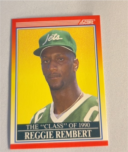 1990 Score #610 Reggie Rembert — front