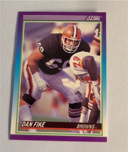 1990 Score #543 Dan Fike — front