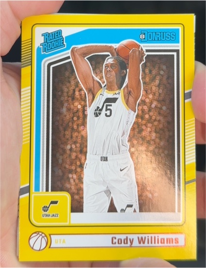 2024-25 Panini Donruss #230 Cody Williams — front