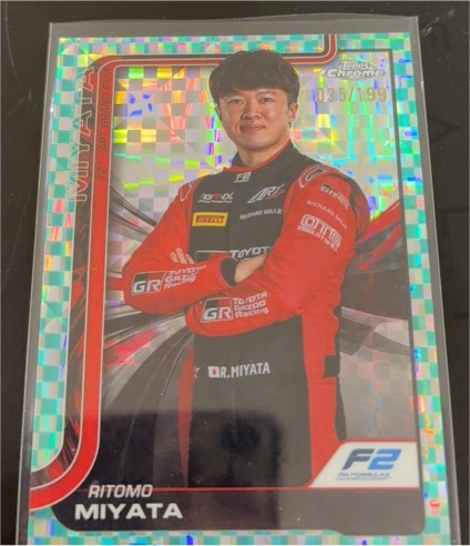 2025 Topps Chrome Formula 1 #33 Ritomo Miyata — front