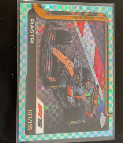 2025 Topps Chrome Formula 1 #78 Oscar Piastri — front