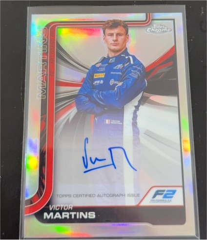 2025 Topps Chrome Formula 1 F2 #34 Victor Martins — front