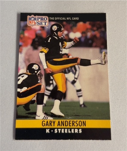 1990 Pro Set #266 Gary Anderson — front