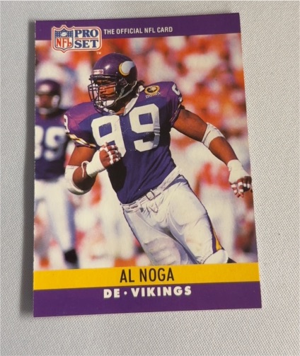 1990 Pro Set #194 Al Noga — front