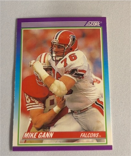 1990 Score #481 Mike Gann — front