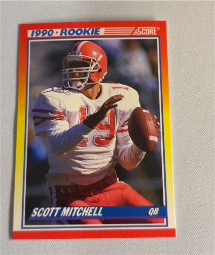 1990 Score #651 Scott Mitchell — front