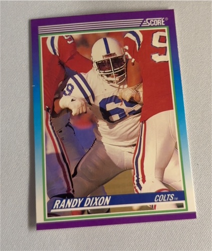 1990 Score #520 Randy Dixon — front