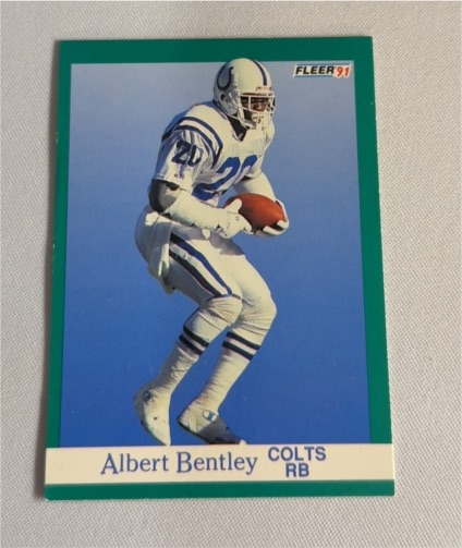 1991 Fleer #75 Albert Bentley — front