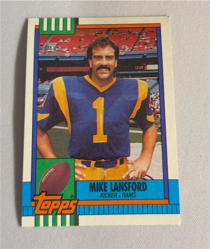 1990 Topps #76 Mike Lansford — front