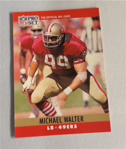 1990 Pro Set #298 Michael Walter — front