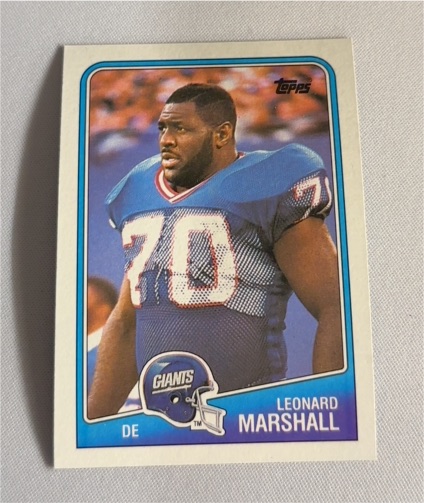 1988 Topps #281 Leonard Marshall — front