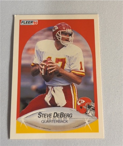 1990 Fleer #199 Steve DeBerg — front