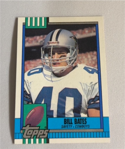 1990 Topps #490 Bill Bates — front