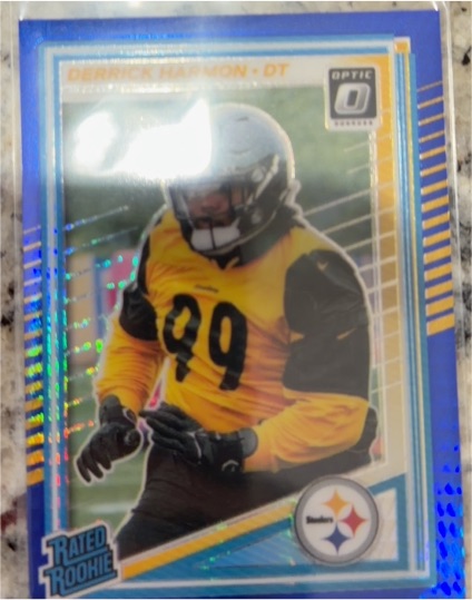 2025 Donruss Optic #257 Derrick Harmon — front