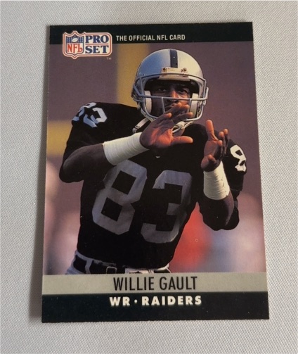 1990 Pro Set #153 Willie Gault — front