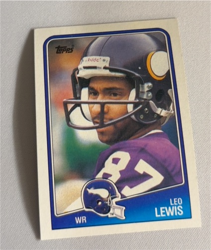 1988 Topps #152 Leo Lewis — front