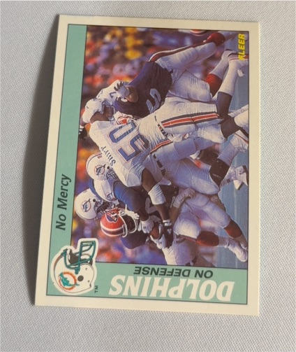 1988 Fleer #16 No Mercy Miami Dolphins — front