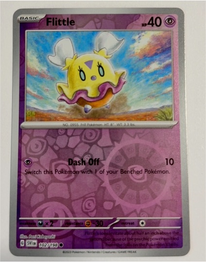 2023 Pokemon Scarlet & Violet #102 Flittle — front