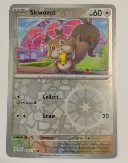 2023 Pokemon Journey Together #131 Skwovet — front