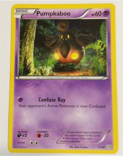 2014 Pokemon XY #56 Pumpkaboo — front